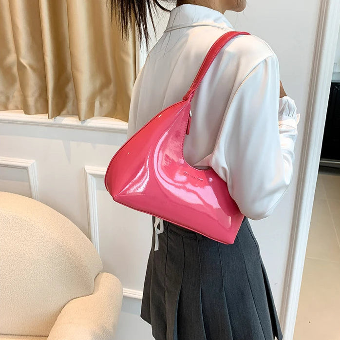 DANA Patent Leather Tote Bag