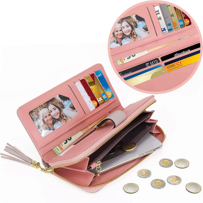 Cards Holder PU Leather Billfold Wallet