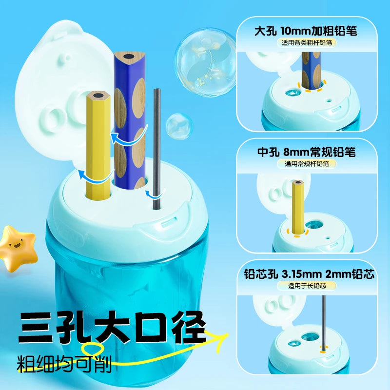 1/3/12pc M&G 3 In 1 Pencil Sharpener with Screw Lid