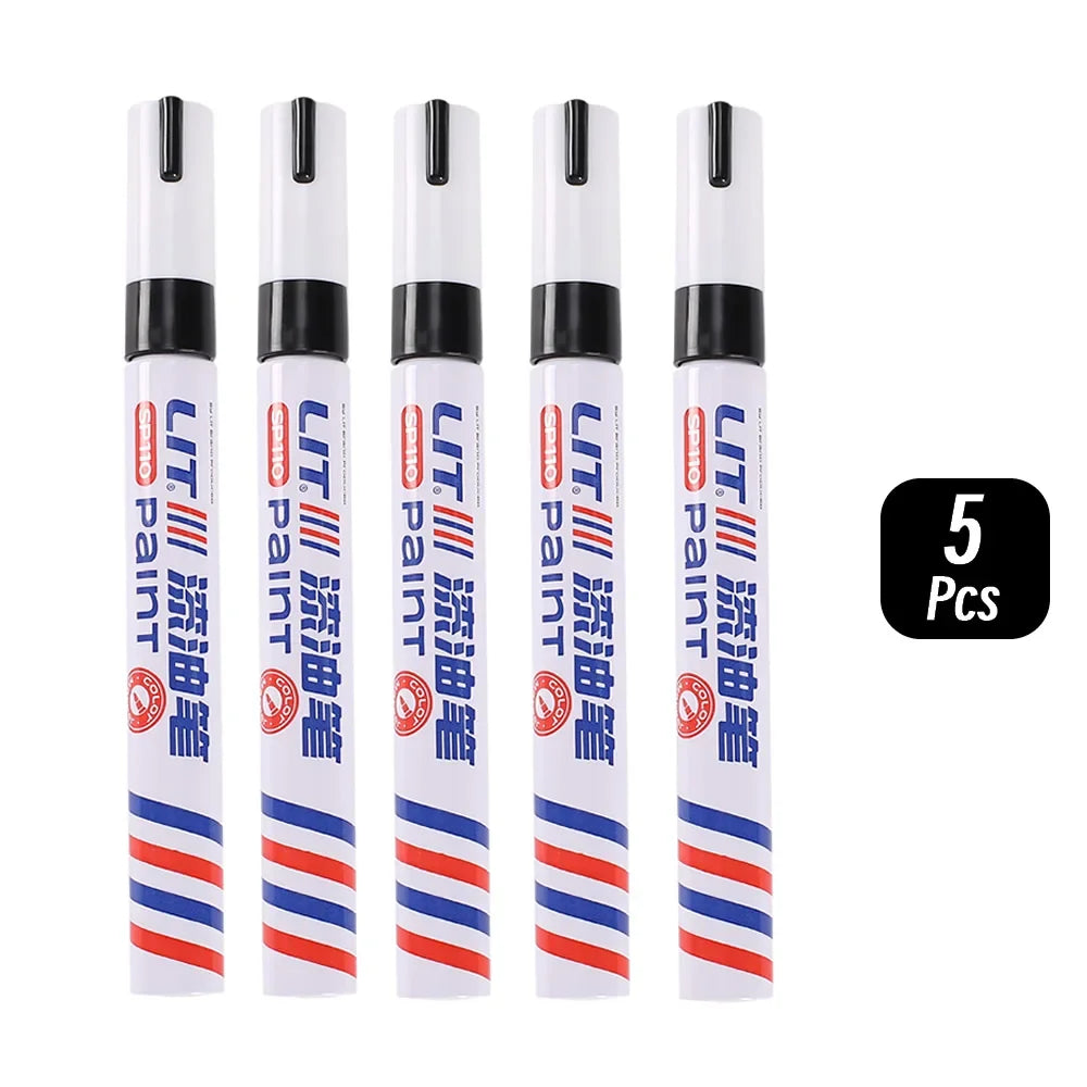 3mm 10p Colorful 8 Colors Permanent Paint Marker Waterproof