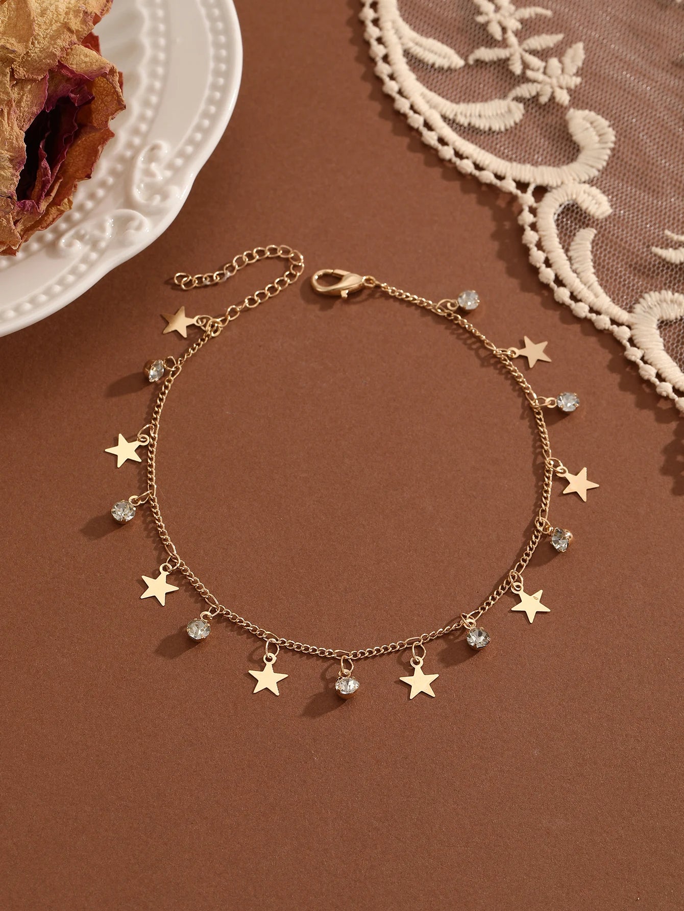 Bohemia Crystal Cubic Zirconia Anklet Bracelet