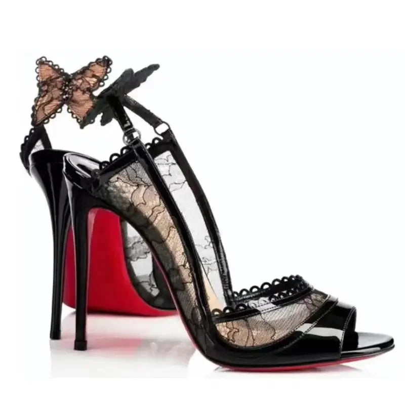 Sexy Thin High Heels Fish Mouth Shoes