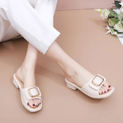 Versatile Thick Sole Flip Flops Slides Slippers