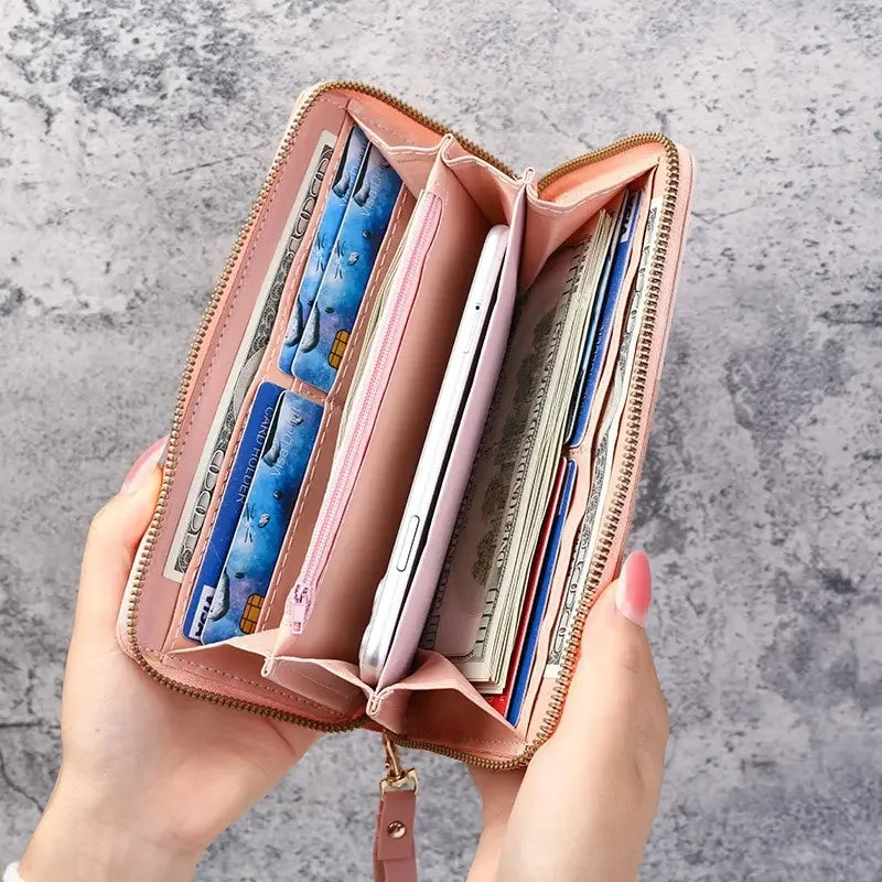 Coin Purse Cards Holder PU Leather Billfold Wallet
