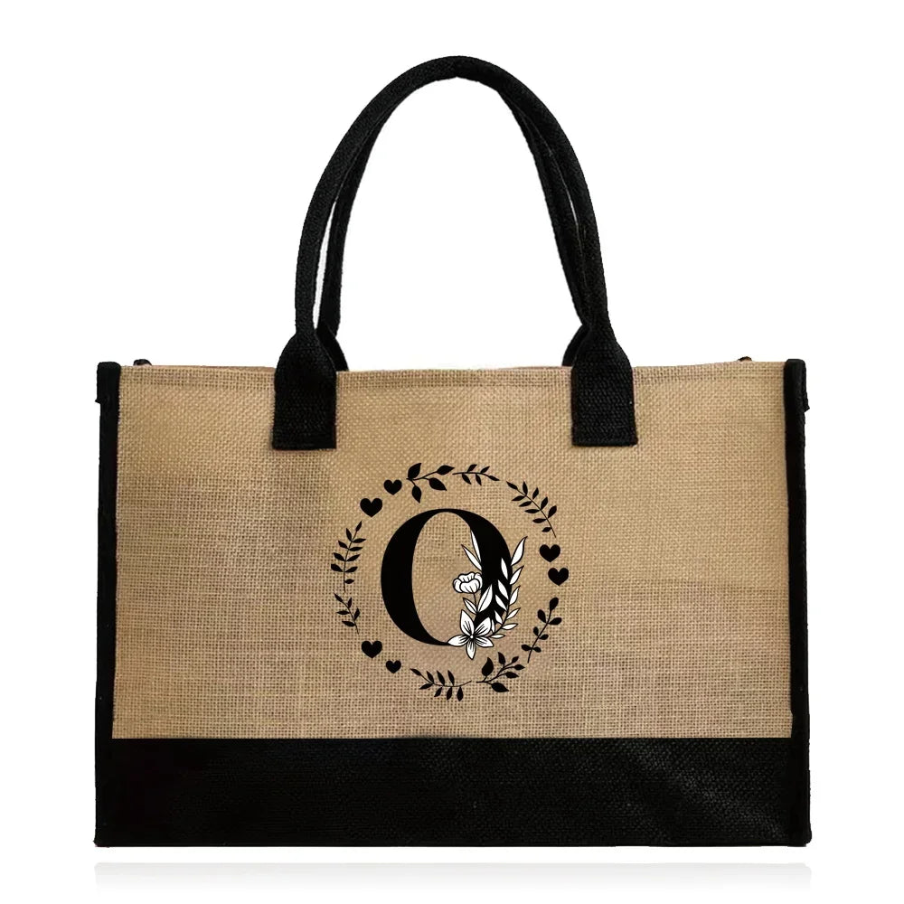 Large Capacity Grocery Letter Pattern Bags