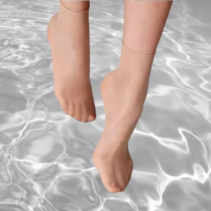 High Elastic Satin Shiny Oil Glossy Stretchy Socks