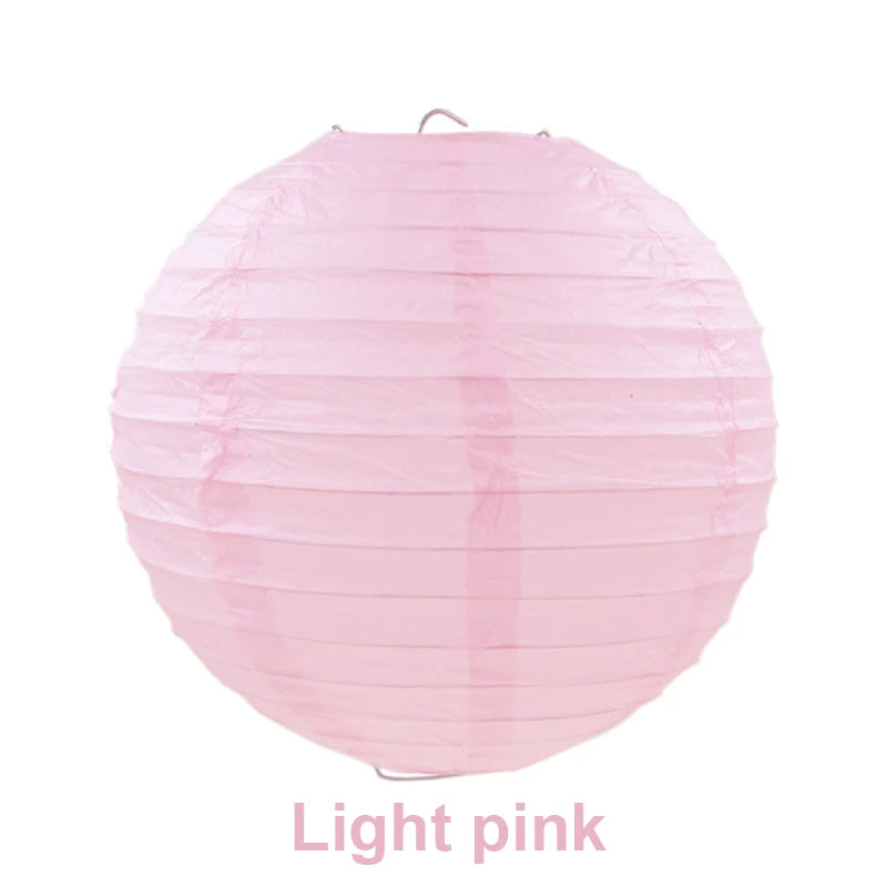 10/15/20/25/30cm Round Chinese Paper Lanterns Birthday Wedding Decor Gift