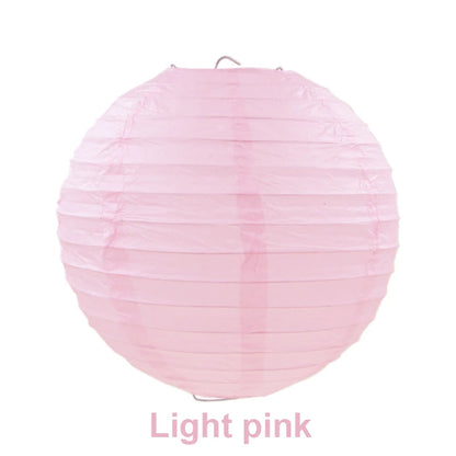 10/15/20/25/30cm Round Chinese Paper Lanterns Birthday Wedding Decor Gift