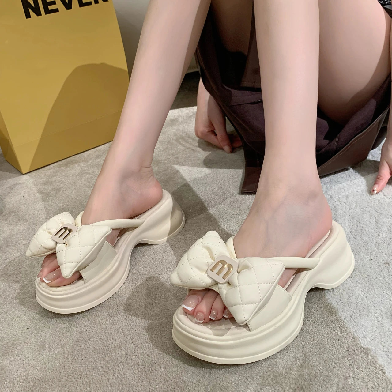 Thick Sole Outwear Slippers