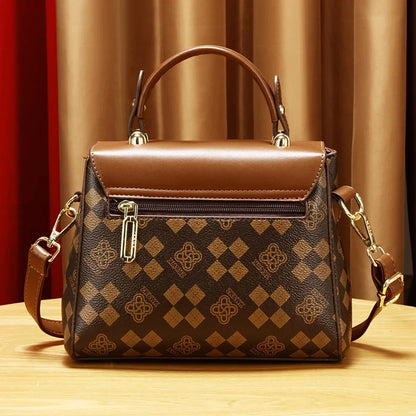 DANA Retro Letter Print Mini Crossbody Bag