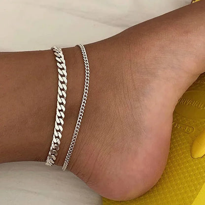 Double-Layer Anklets Waterproof Bracelet