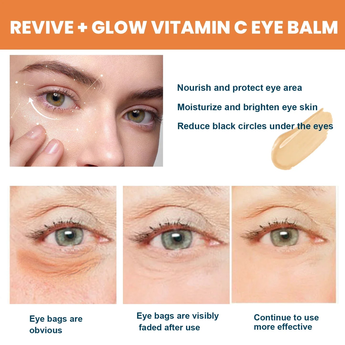 Vitamin C Eye Balm Moisturizing Eye Removal Dark Circles