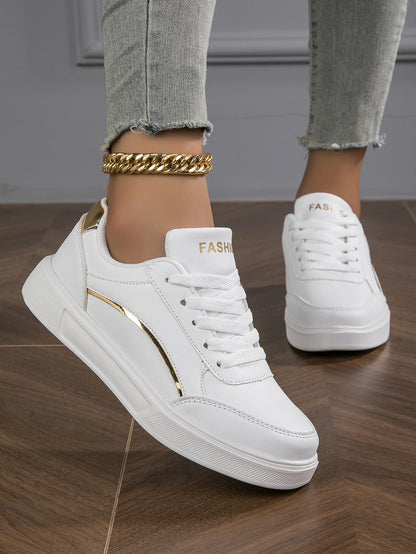 DANA   Casual Leather Platform Sneakers