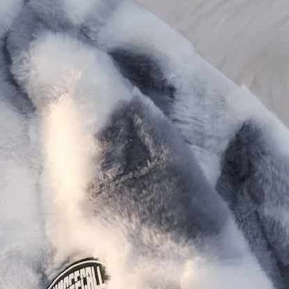 Tie Dye Lamb Fleece Harajuku Casual Loose Thick Coat Jacket
