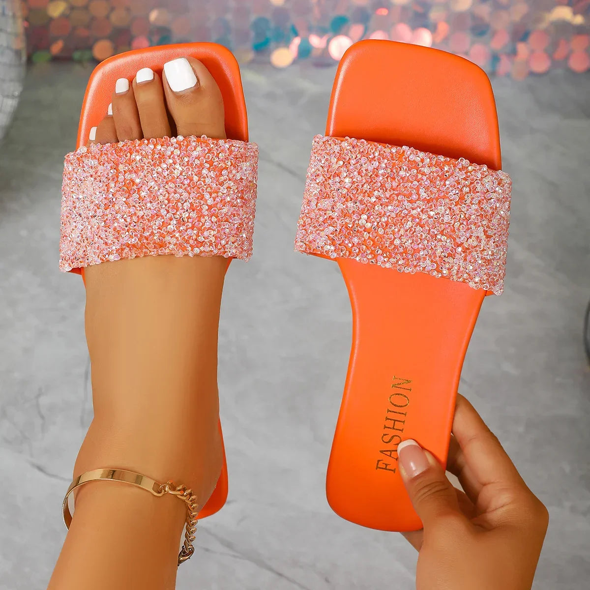 Flats Beach Thick Sole Slides Slippers