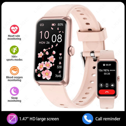 1.47-inch Blood Oxygen Heart Rate Sleep Health Monitoring Information Watch Smartwatch