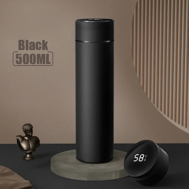 500ML Temperature Display Thermos Cup Stainless Steel Bottle