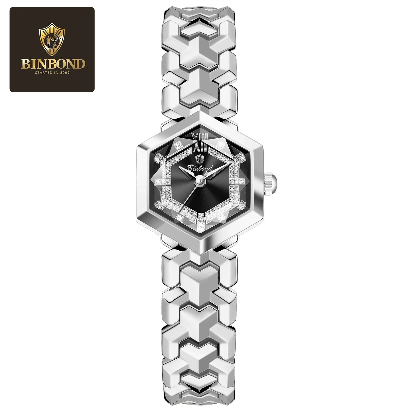 Rhombus Waterproof Luminous Diamond Watch