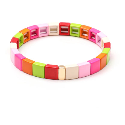 Elegant Rainbow Boho Geometric Bracelets