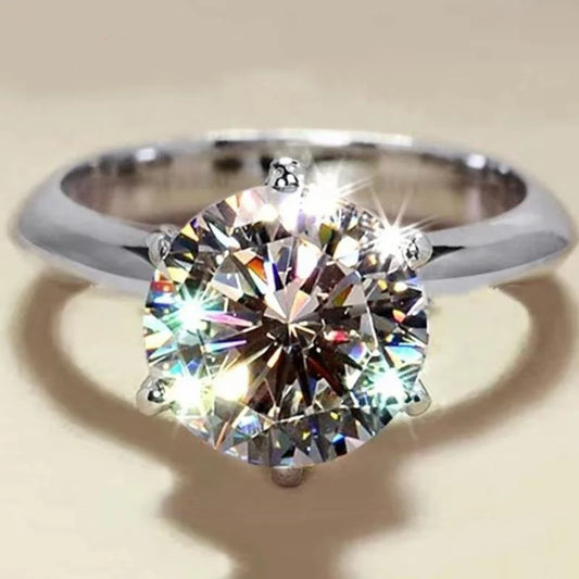 DANA Moissanite Diamond Solitaire Ring