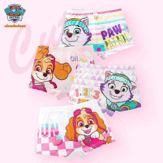 Genuine Paw Patrol 4PCS Kid Brief Cartoon Painting Underwear