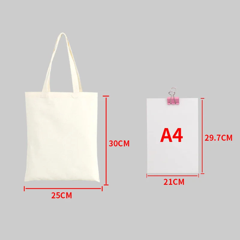 Large Capacity Canvas Shopping Bags