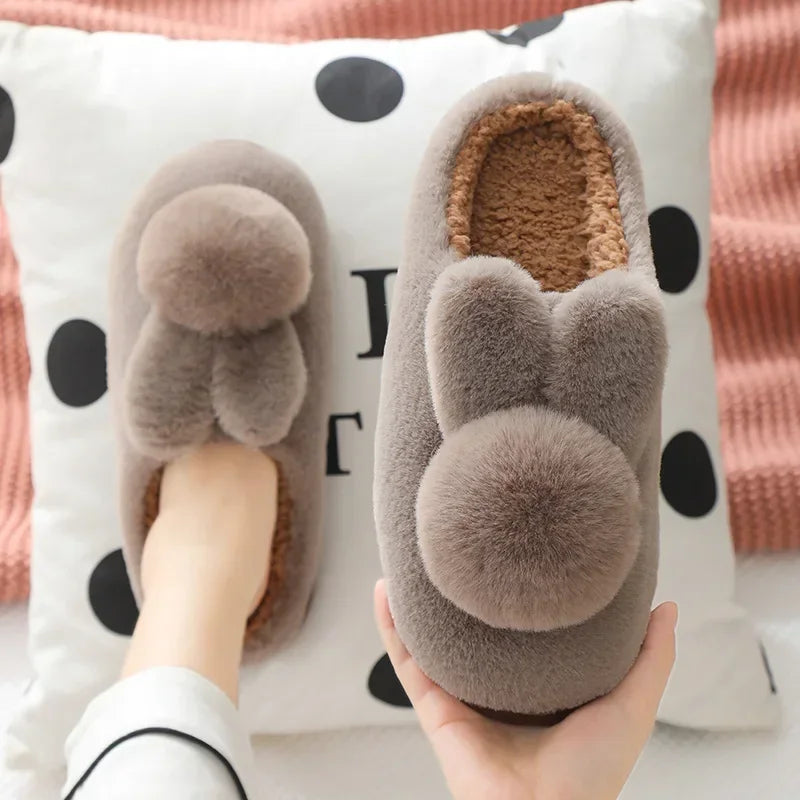 Winter Warm Cotton Cartoon Design Slipper