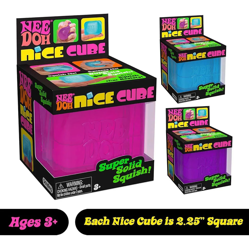 Nee Doh Jellyfish & Cube Squish Toy