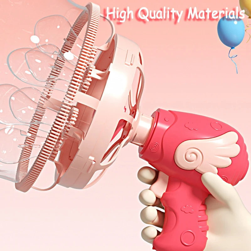Kid Electric Handheld Bubble Machine Toy