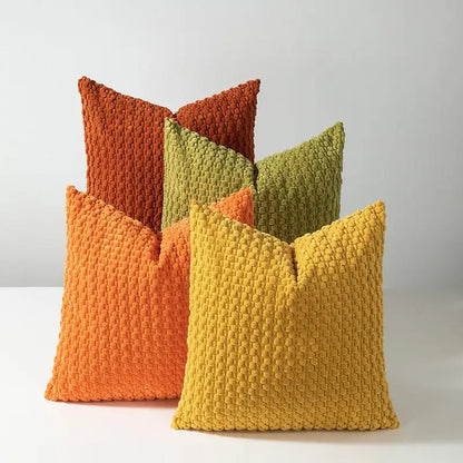 Soft velvet double-sided design sofa cushion cover