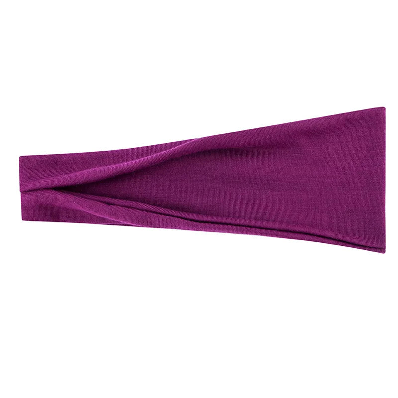 Headband Turban Solid Color Bands
