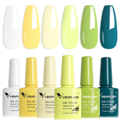 Glitter LED French Nail Polish