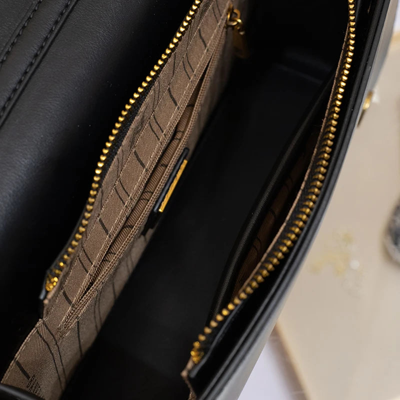 genuine leather underarm bag