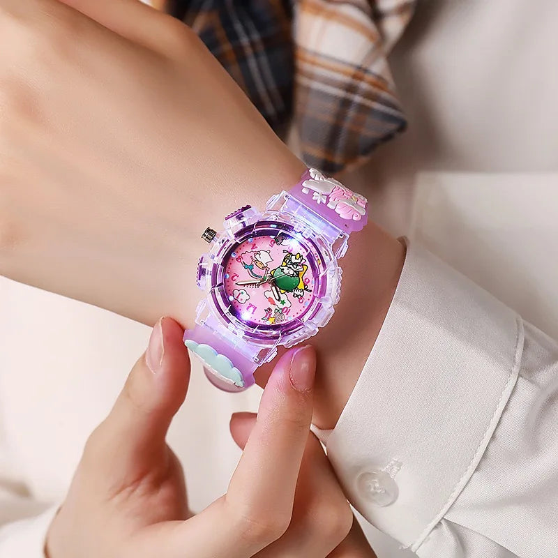 3D Pattern Child Wrist luminous watch