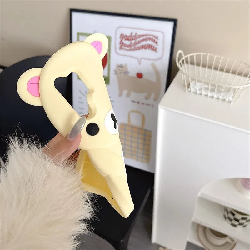 Kawaii Bear Phone Case Samsung Galaxy Cartoon Soft Silicone Cover