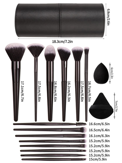 3~21pcs Fashion Makeup Brush Soft  Set