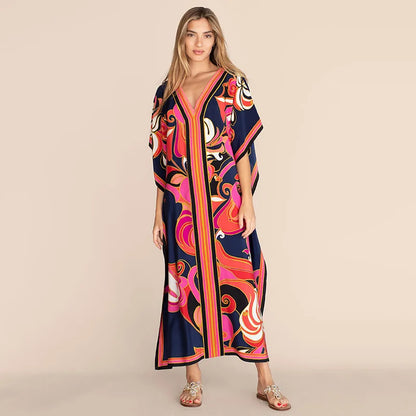 Kaftan Dress Over Size Beach Dress Cover Up