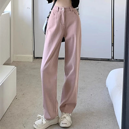 Wide Leg Jeans Trousers