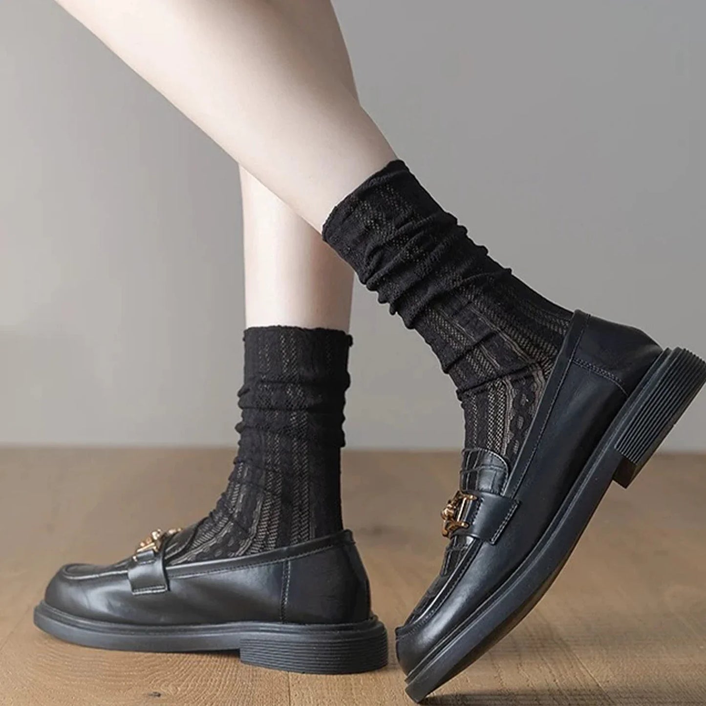 Calcetines de malla adorables para chicas kawaii japonesas