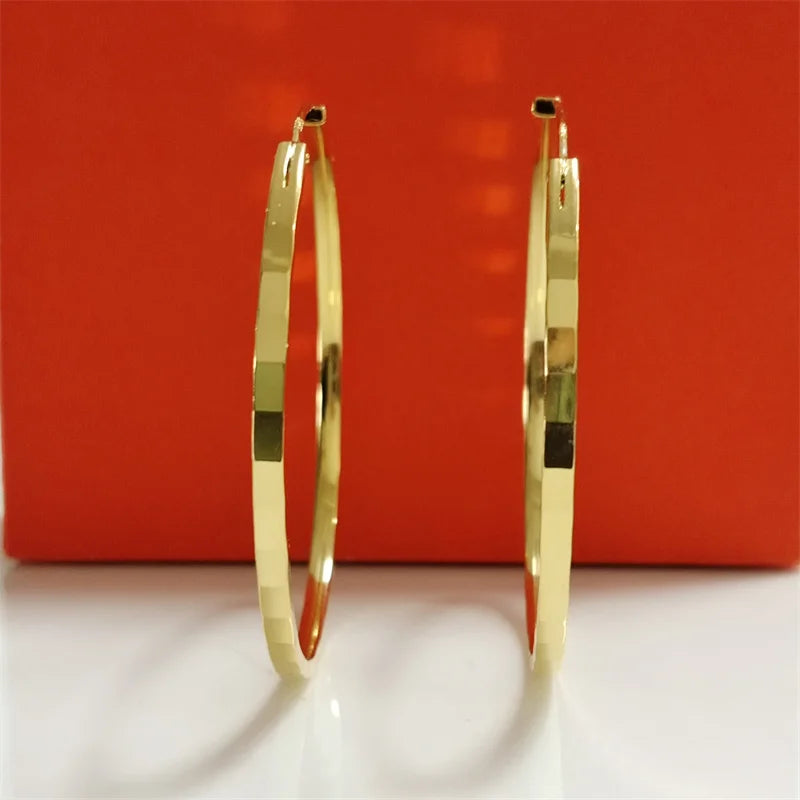 Senlissi 18K Gold Plated Hoop Earrings