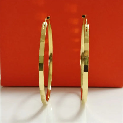 Senlissi 18K Gold Plated Hoop Earrings