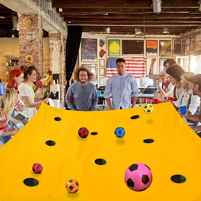 Team Building Cave Cloth Outdoor Game Set with 6 Random Color Balls