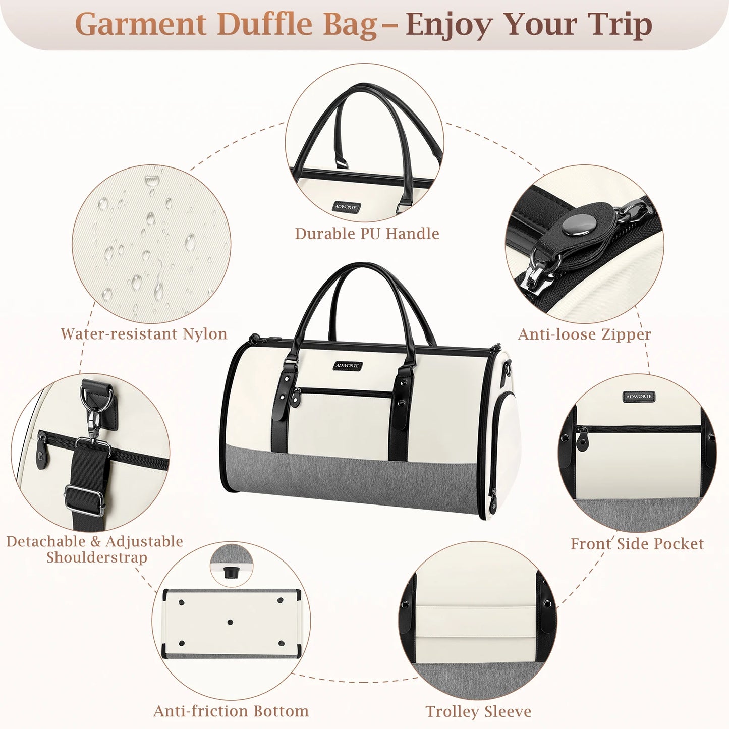 Travel Garment Garment Duffel Bags