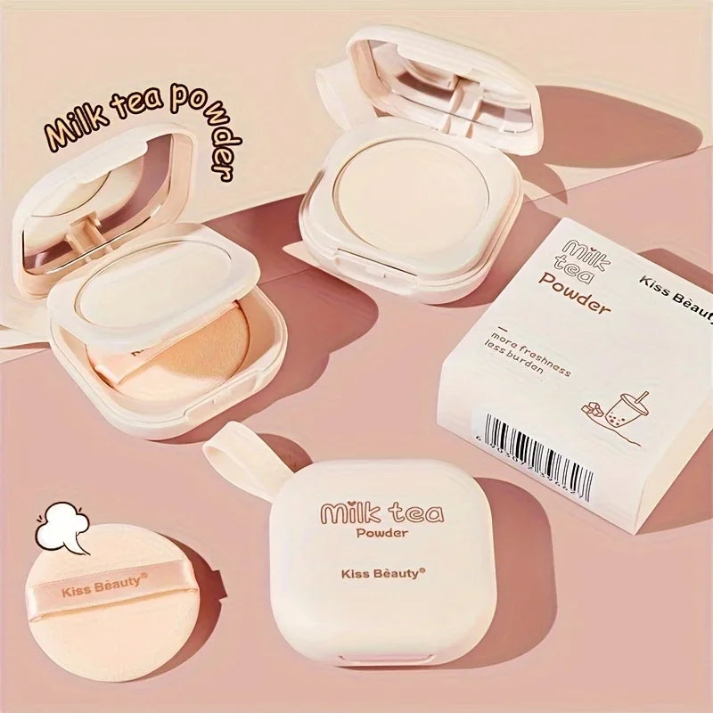 Milk Tea Waterproof Compact Powder