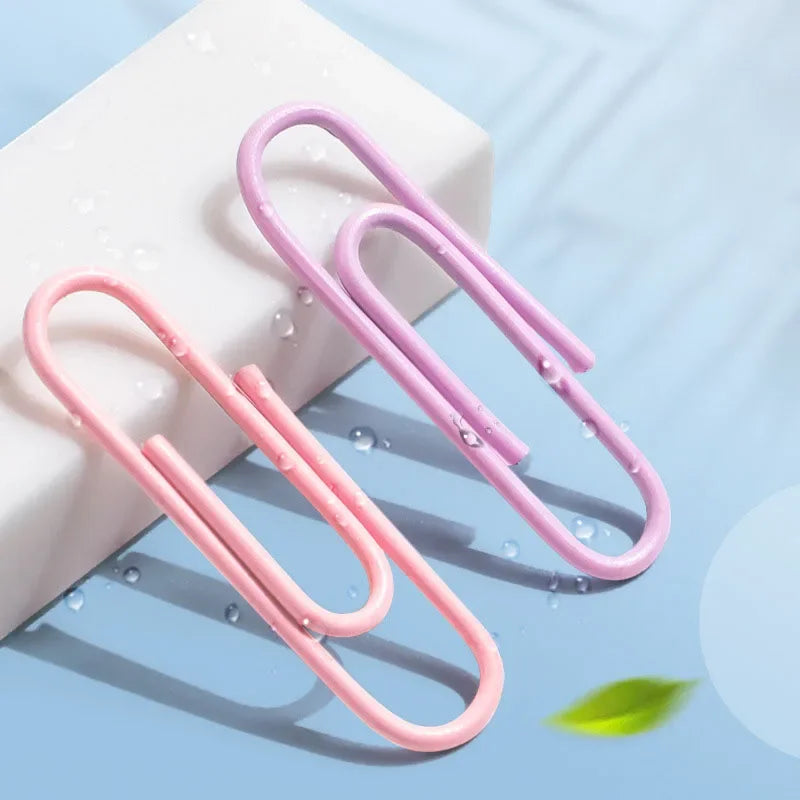 160 pcs Color paper clips office supplies paper clip large