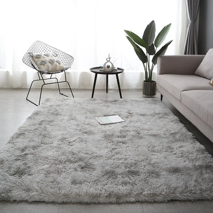 Gray Carpet for Living Room Plush Rug