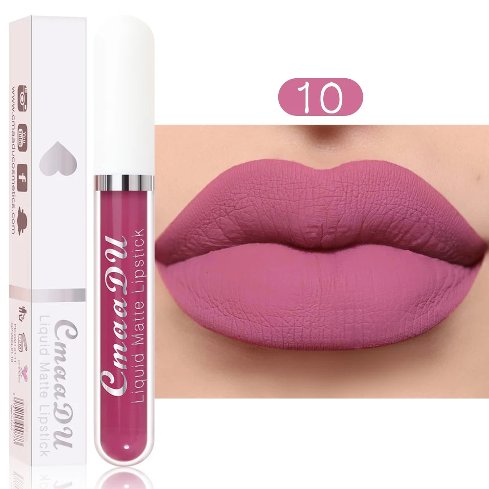 1 Pcs Matte Lip Gloss Liquid Lipstick Waterproof