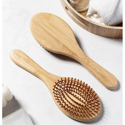 Solid Wood Bamboo hair Brush