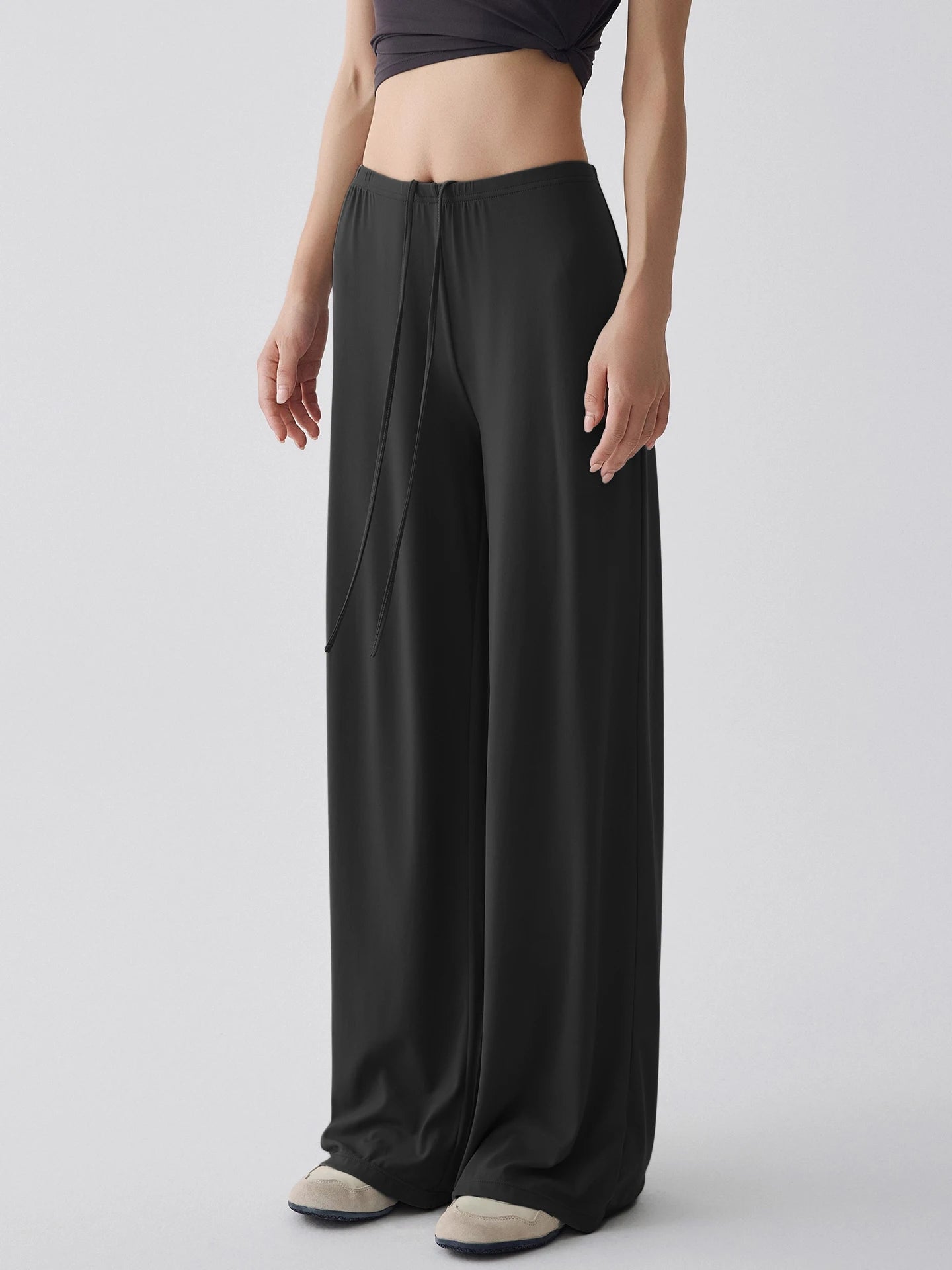 High Waist Wide-Leg Yoga Joggers