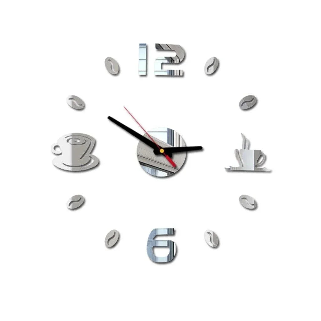 Digital Wall Sticker Quartz Needle Clock